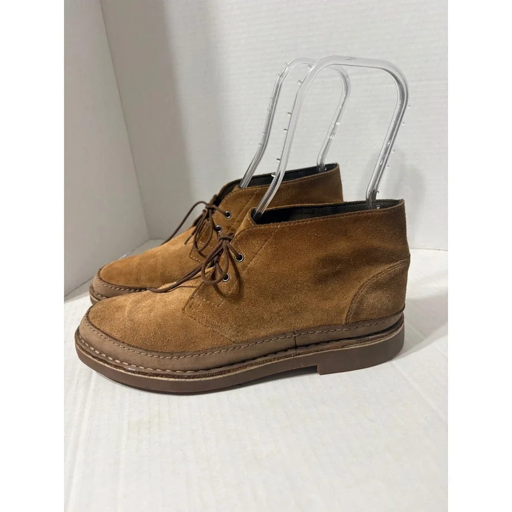 Clarks Bushacre Rand Tan Suede Chukka Boots Mens 10.5 26108168